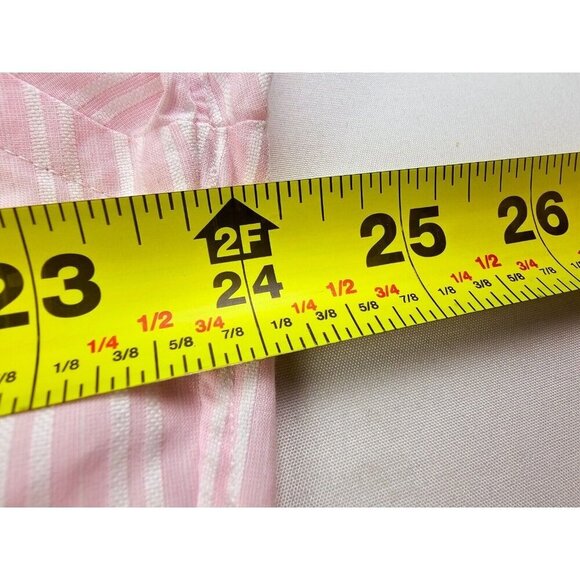 Faconnable Size 3/15.5 R Mens Powder Pink White Stripe French Cuff Spread Collar - Picture 2 of 11